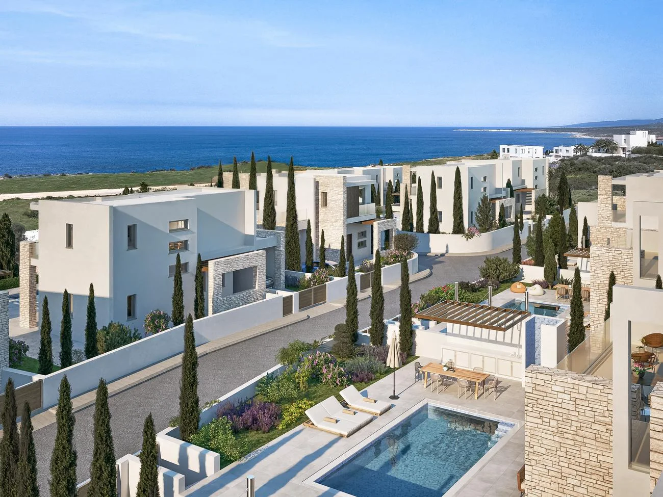 Вілла з 3 спальнями у Riviera Residences, Пафос