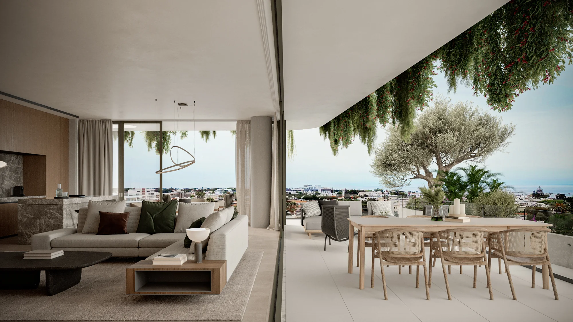 Апартаменти з 2 спальнями у Pafilia Plaza, Пафос
